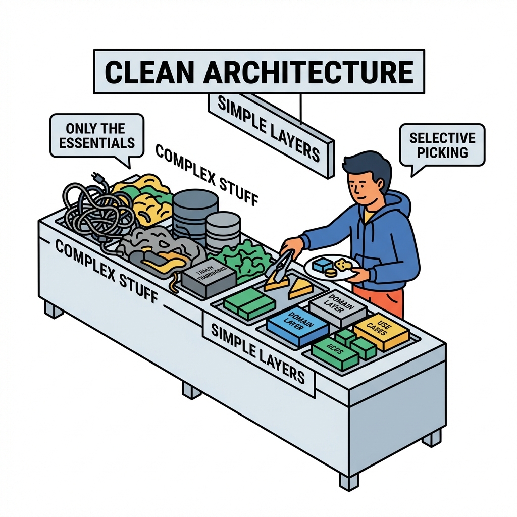 クリーンアーキテクチャの取捨選択