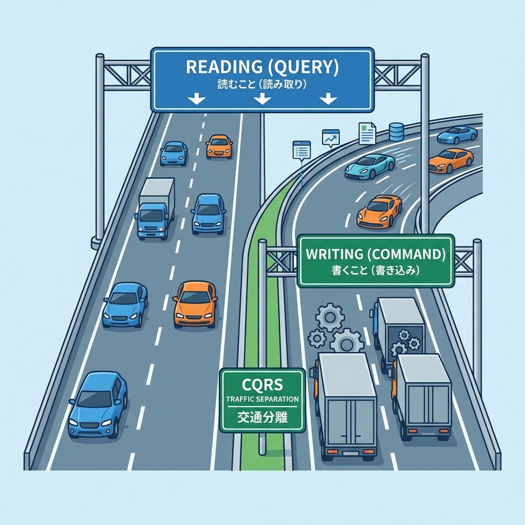 CQRS（コマンドクエリ責務分離）の超入門