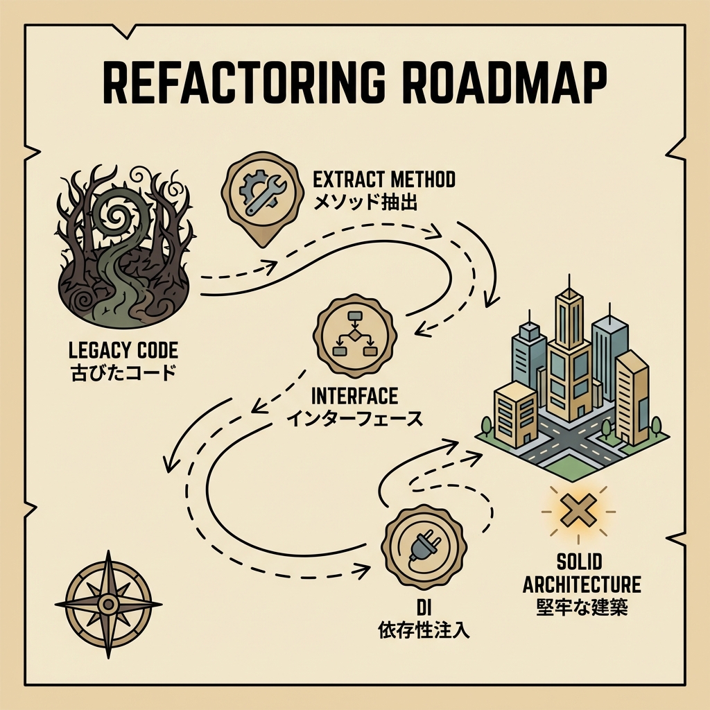 Refactoring Roadmap: Legacy Forest to SOLID City.